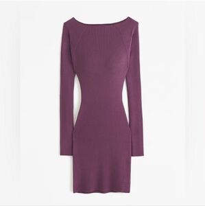 Abercrombie Purple Ribbed Dress
